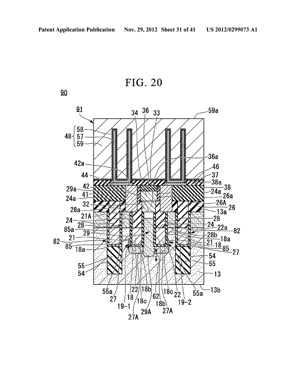 SEMICONDUCTOR DEVICE AND METHOD OF FORMING THE SAME - diagram, schematic, and image 32