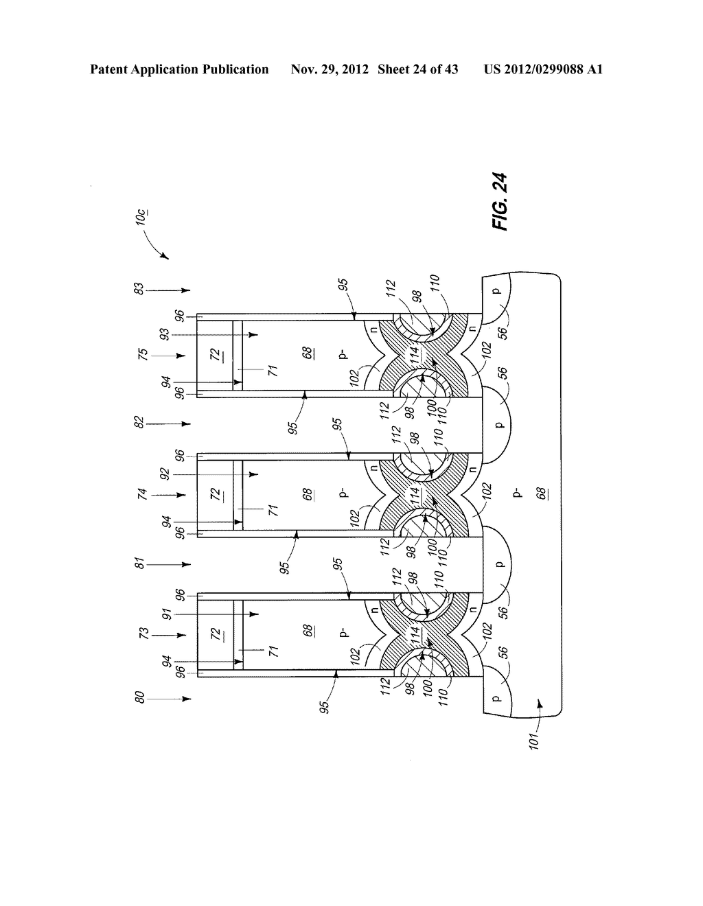 Memory Arrays, Semiconductor Constructions, and Methods of Forming     Semiconductor Constructions - diagram, schematic, and image 25