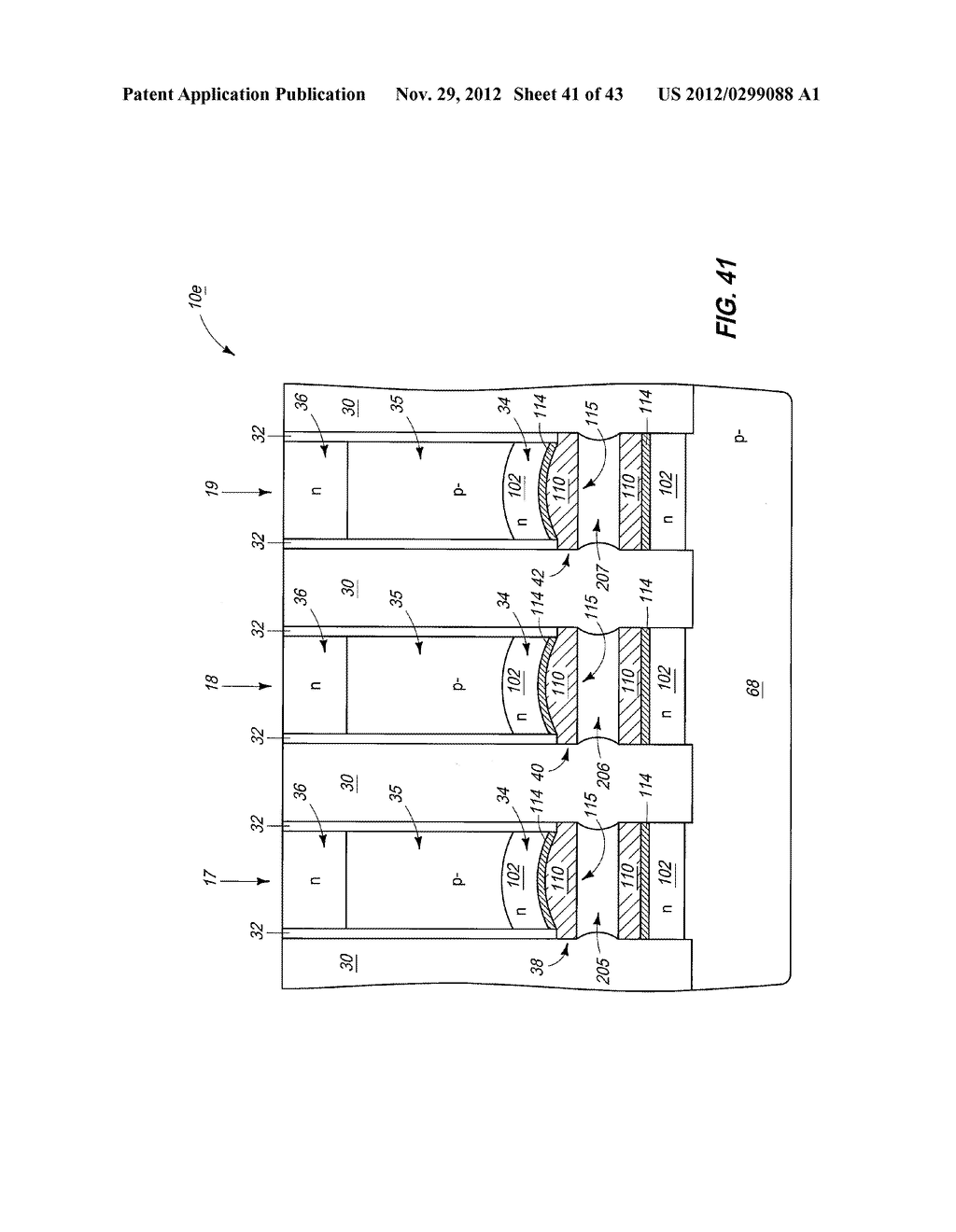 Memory Arrays, Semiconductor Constructions, and Methods of Forming     Semiconductor Constructions - diagram, schematic, and image 42