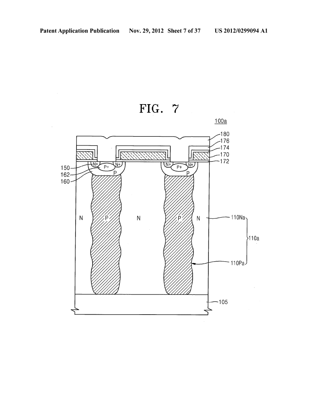 SEMICONDUCTOR DEVICE HAVING A SUPER JUNCTION STRUCTURE AND METHOD OF     MANUFACTURING THE SAME - diagram, schematic, and image 08