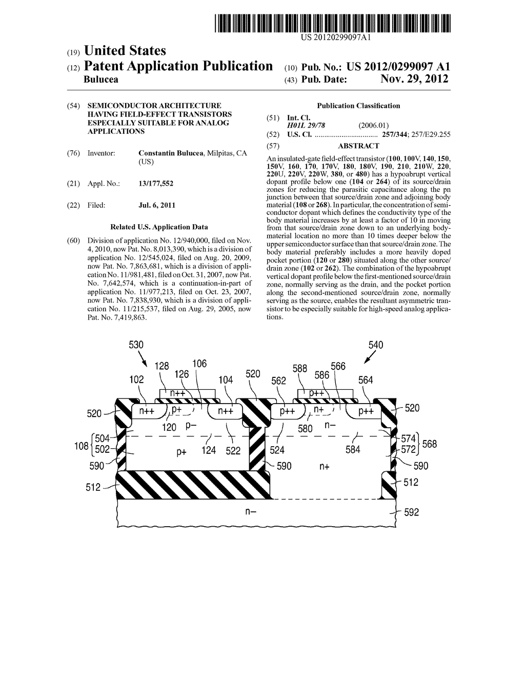 Semiconductor Architecture Having Field-effect Transistors Especially     Suitable for Analog Applications - diagram, schematic, and image 01