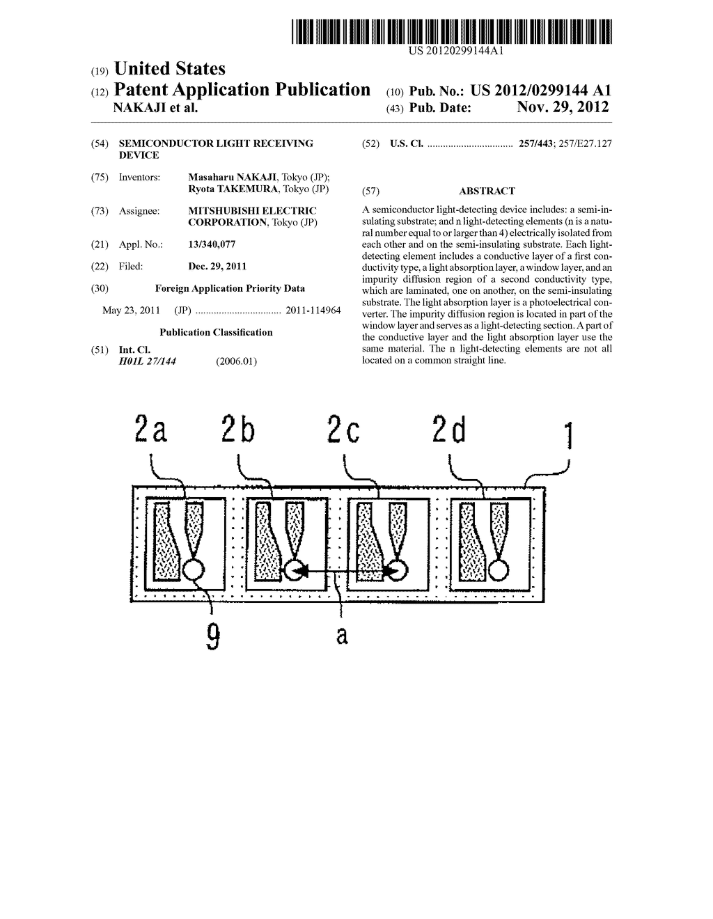 SEMICONDUCTOR LIGHT RECEIVING DEVICE - diagram, schematic, and image 01