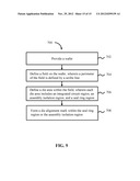 STRUCTURE DESIGNS AND METHODS FOR INTEGRATED CIRCUIT ALIGNMENT diagram and image