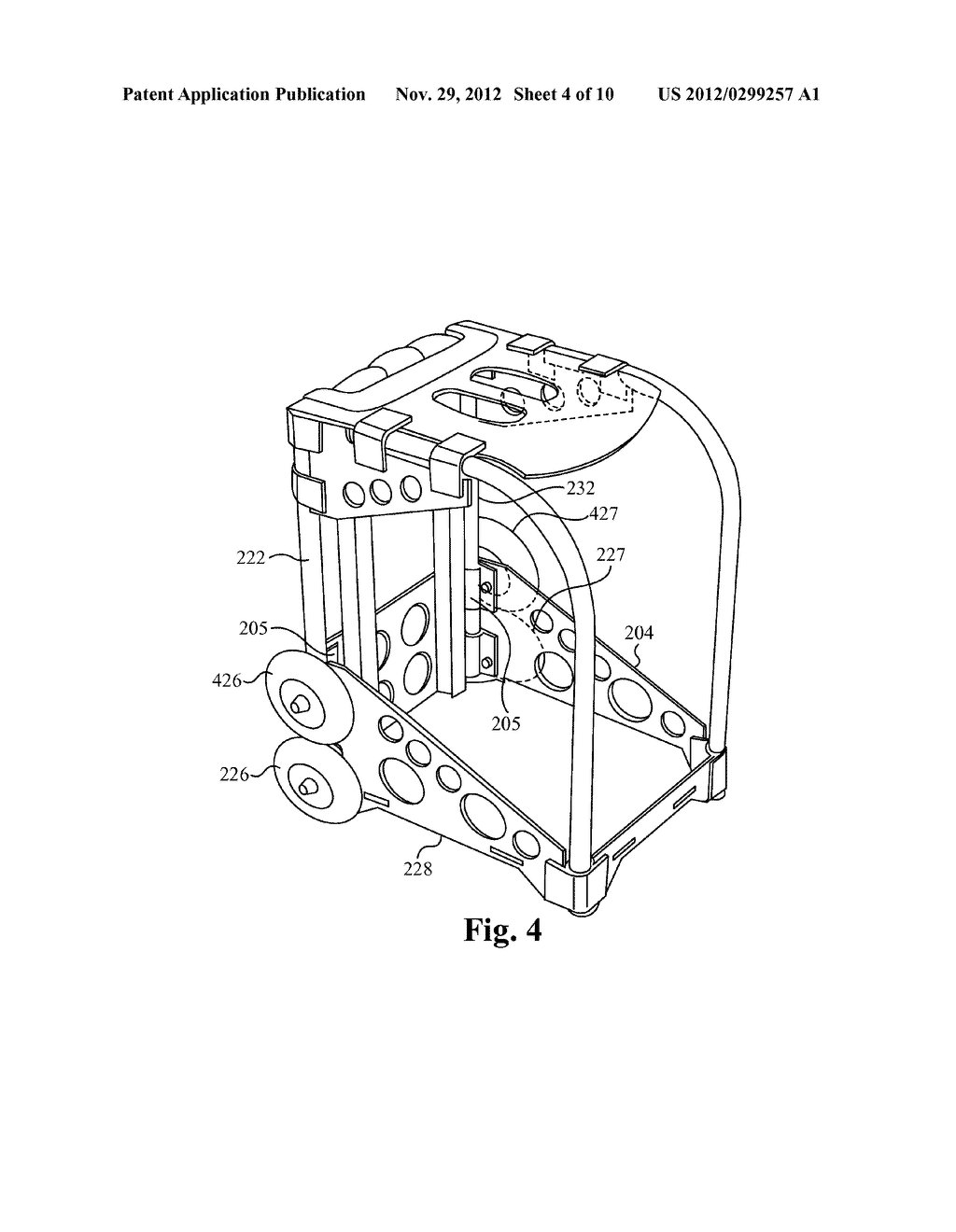 MOBILE STORAGE UNIT WITH A RETRACTABLE WHEEL MECHANISM - diagram, schematic, and image 05