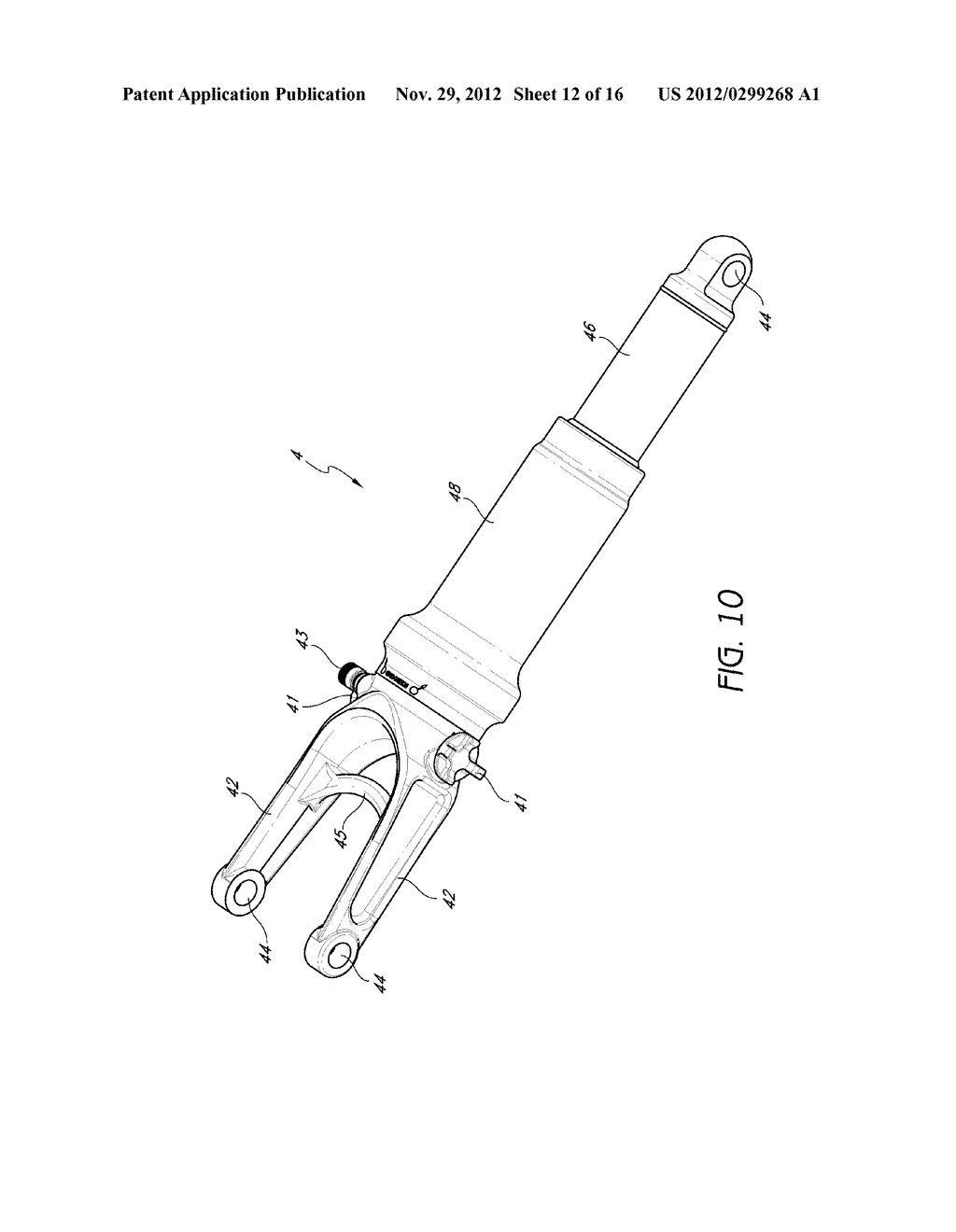 BICYCLE SHOCK WITH EXTENSION ARMS - diagram, schematic, and image 13