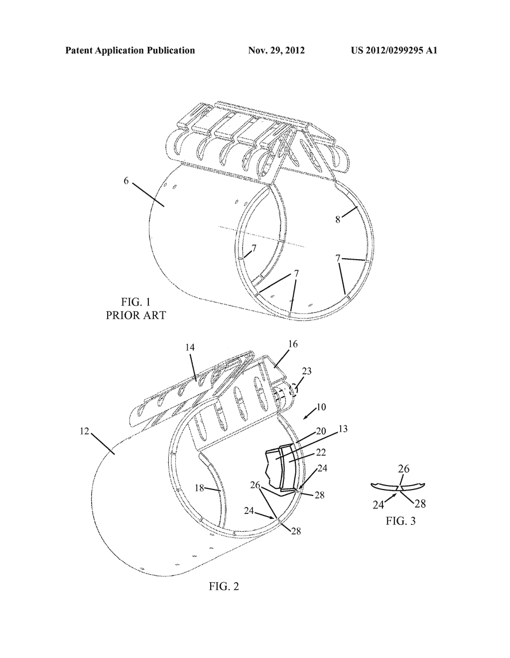 CLAMP ASSEMBLY WITH RESILIENT BAND HAVING NOTCHES - diagram, schematic, and image 02