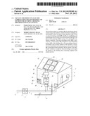 FACILITY FOR PRODUCING ELECTRIC CURRENT USING SOLAR RADIATION, AND METHOD     FOR SECURING A BUILDING PROVIDED WITH SUCH A FACILITY diagram and image