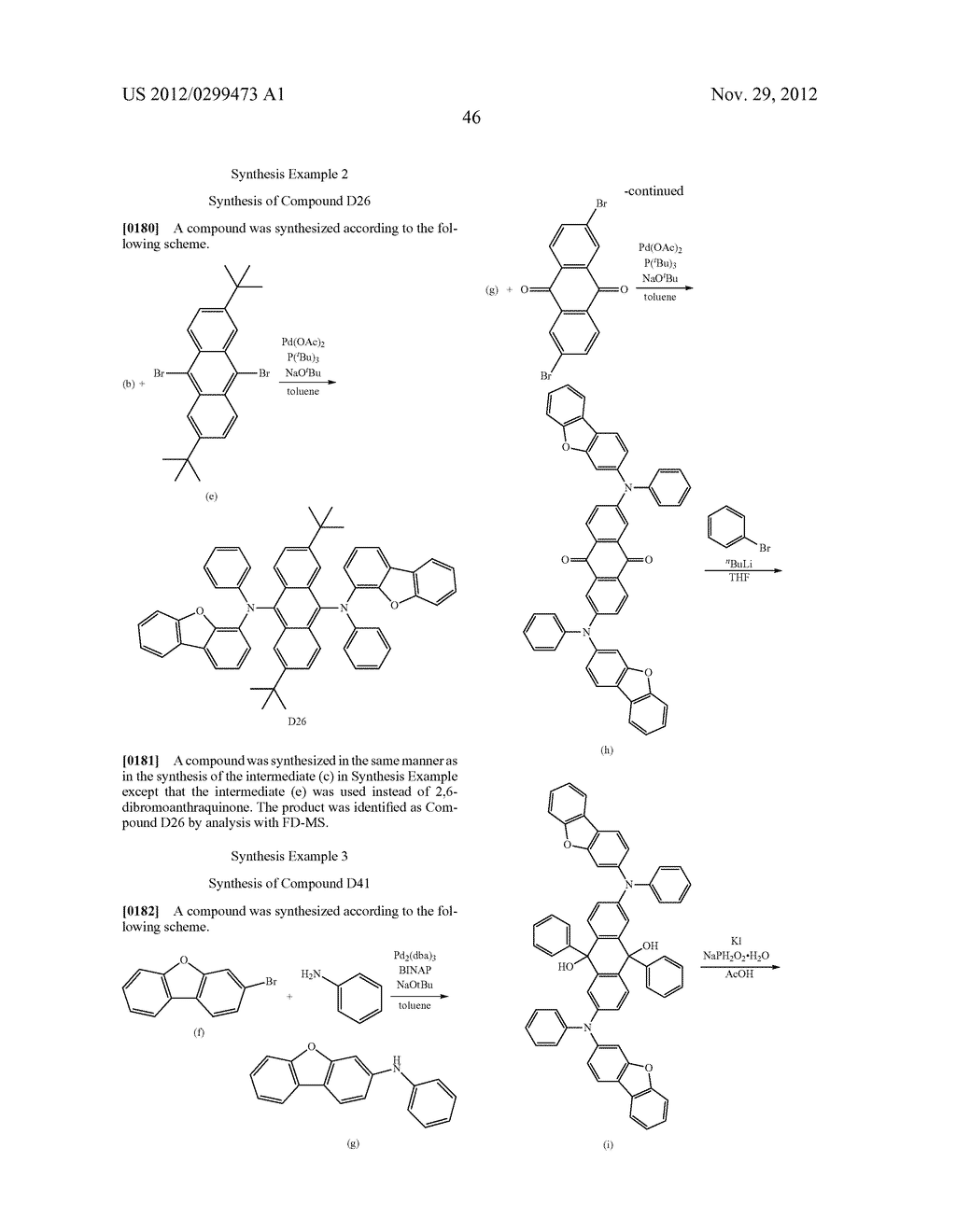 AMINOANTHRACENE DERIVATIVE AND ORGANIC ELECTROLUMINESCENT ELEMENT FORMED     USING SAME - diagram, schematic, and image 47