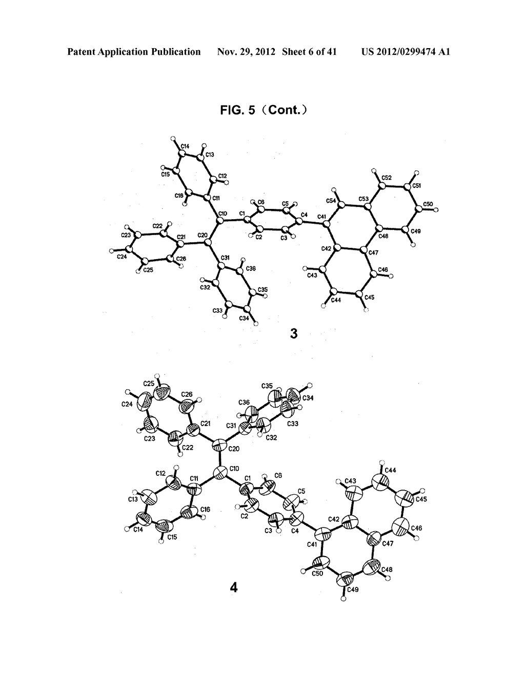 LIGHT EMITTING TETRAPHENYLENE DERIVATIVES, ITS METHOD FOR PREPARATION AND     LIGHT EMITTING DEVICE USING THE SAME DERIVATIVES - diagram, schematic, and image 07