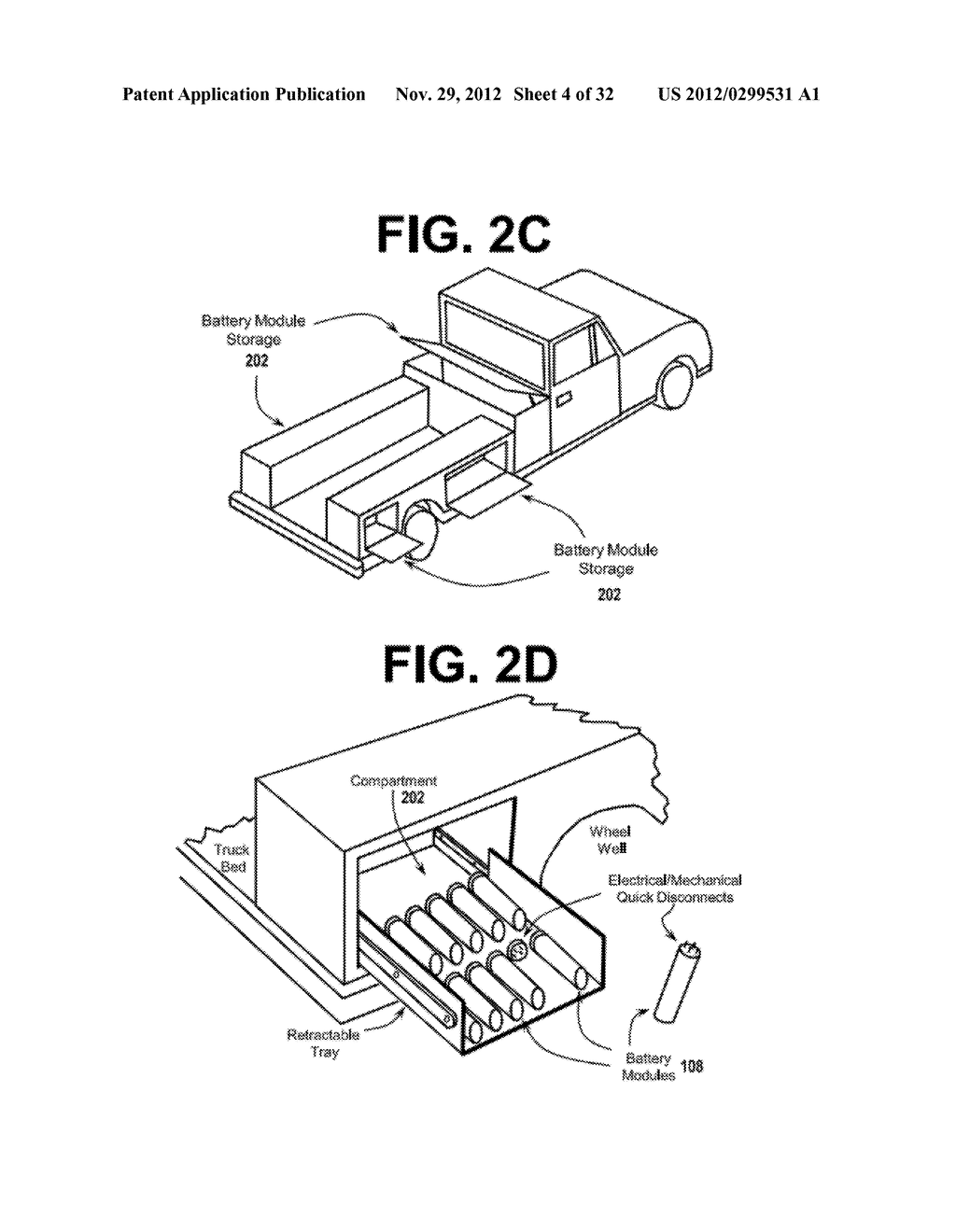 Charging Service Vehicles and Methods Using Modular Batteries - diagram, schematic, and image 05