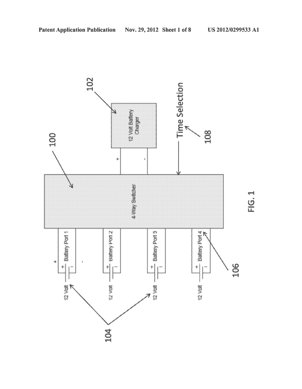 CIRCUIT AND METHOD ENABLING THE SHARING OF A BATTERY CHARGER WITH MULTIPLE     BATTERIES - diagram, schematic, and image 02