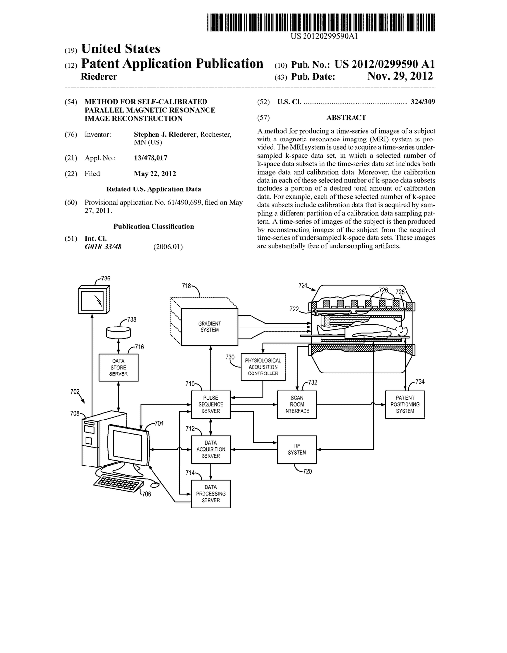 Method for Self-Calibrated Parallel Magnetic Resonance Image     Reconstruction - diagram, schematic, and image 01