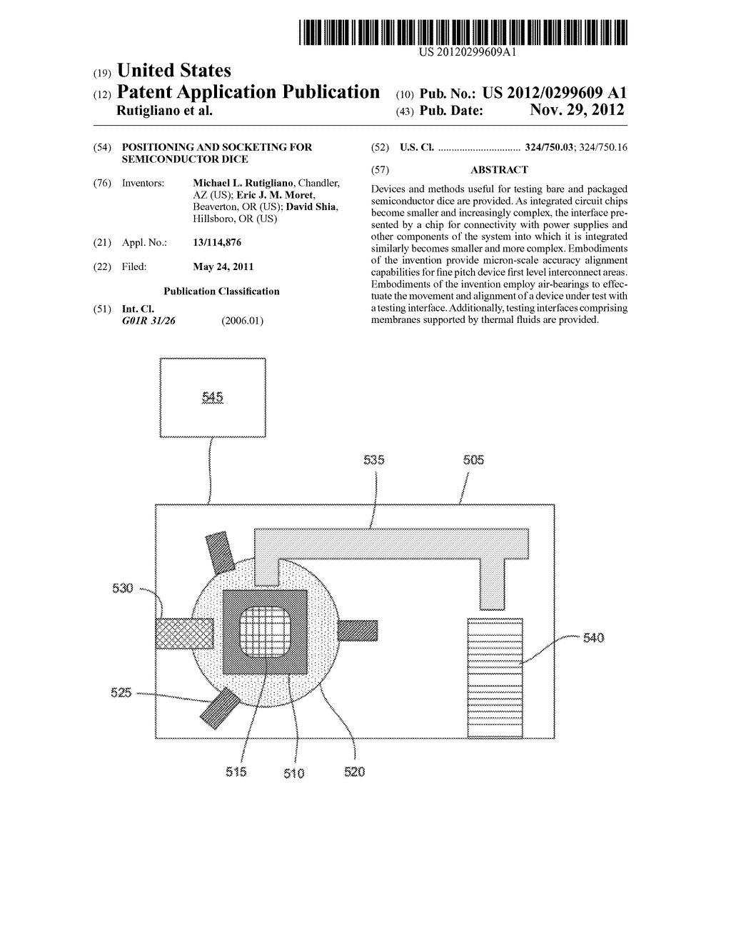 POSITIONING AND SOCKETING FOR SEMICONDUCTOR DICE - diagram, schematic, and image 01