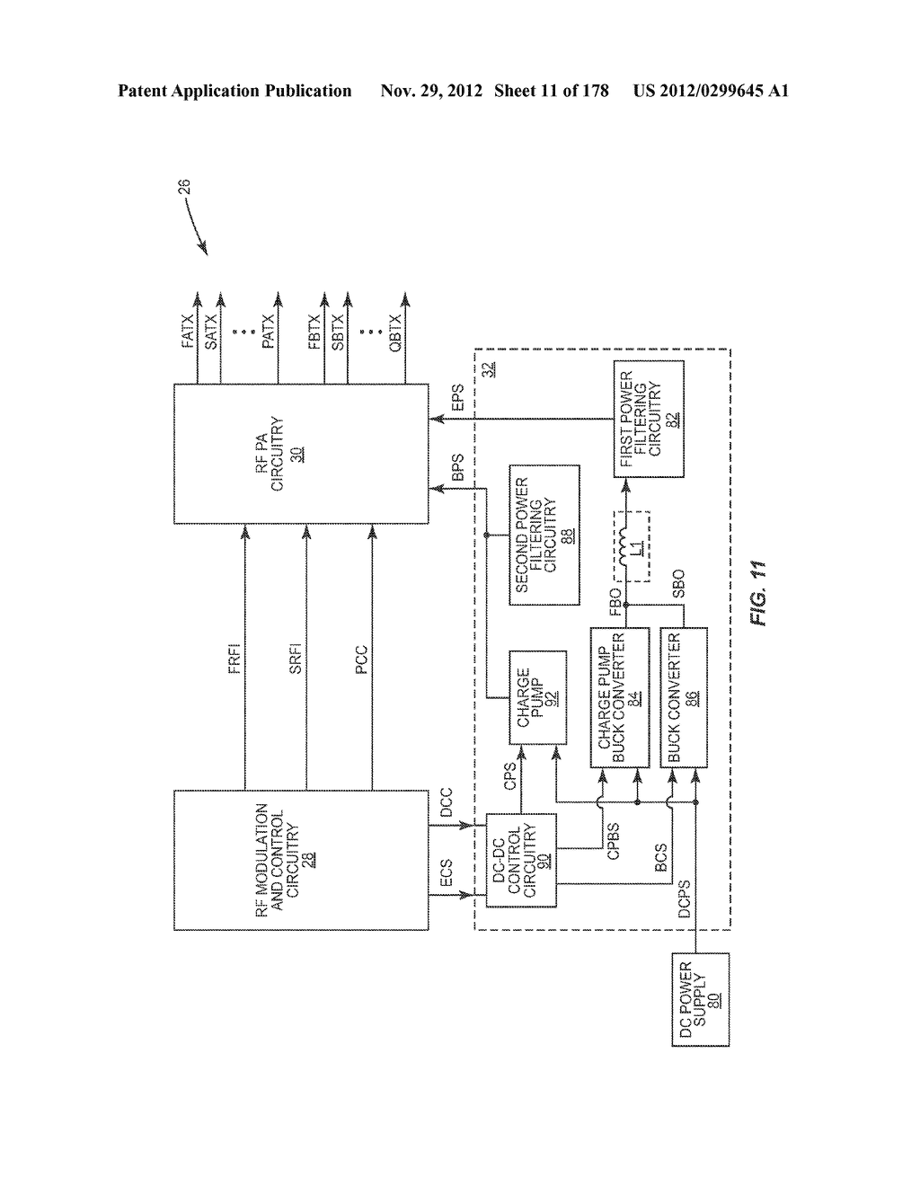 TEMPERATURE CORRECTING AN ENVELOPE POWER SUPPLY SIGNAL FOR RF PA CIRCUITRY - diagram, schematic, and image 12