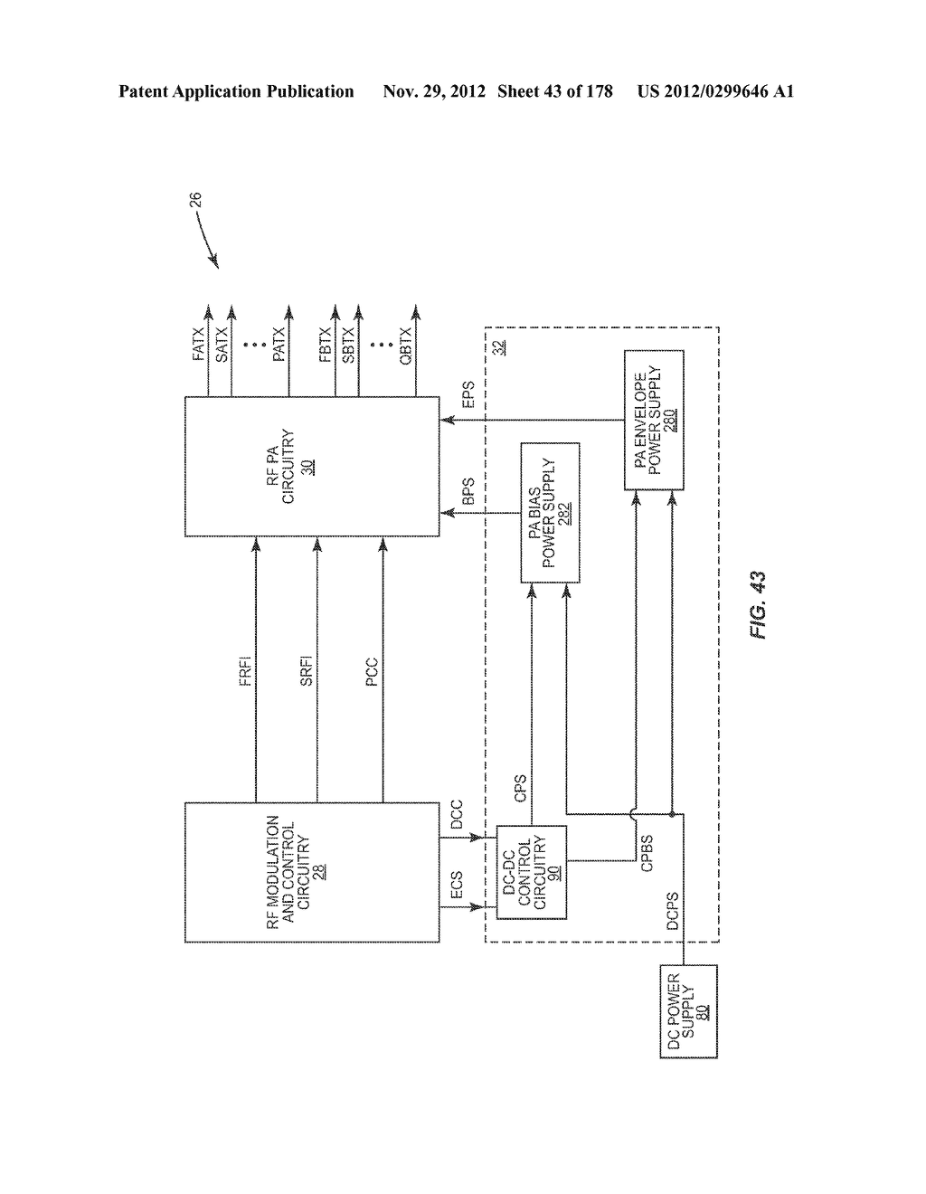 SELECTING A CONVERTER OPERATING MODE OF A PA ENVELOPE POWER SUPPLY - diagram, schematic, and image 44