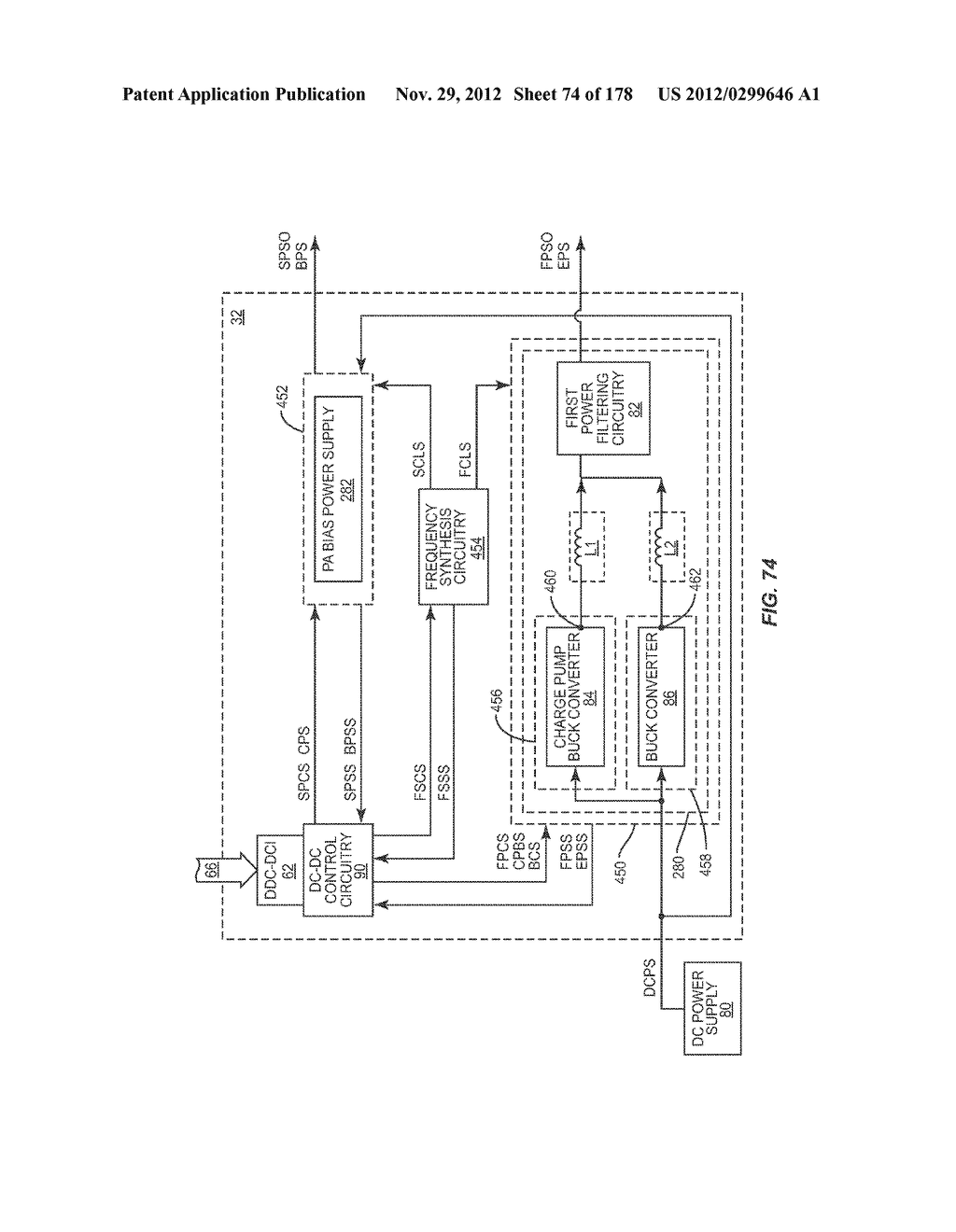 SELECTING A CONVERTER OPERATING MODE OF A PA ENVELOPE POWER SUPPLY - diagram, schematic, and image 75