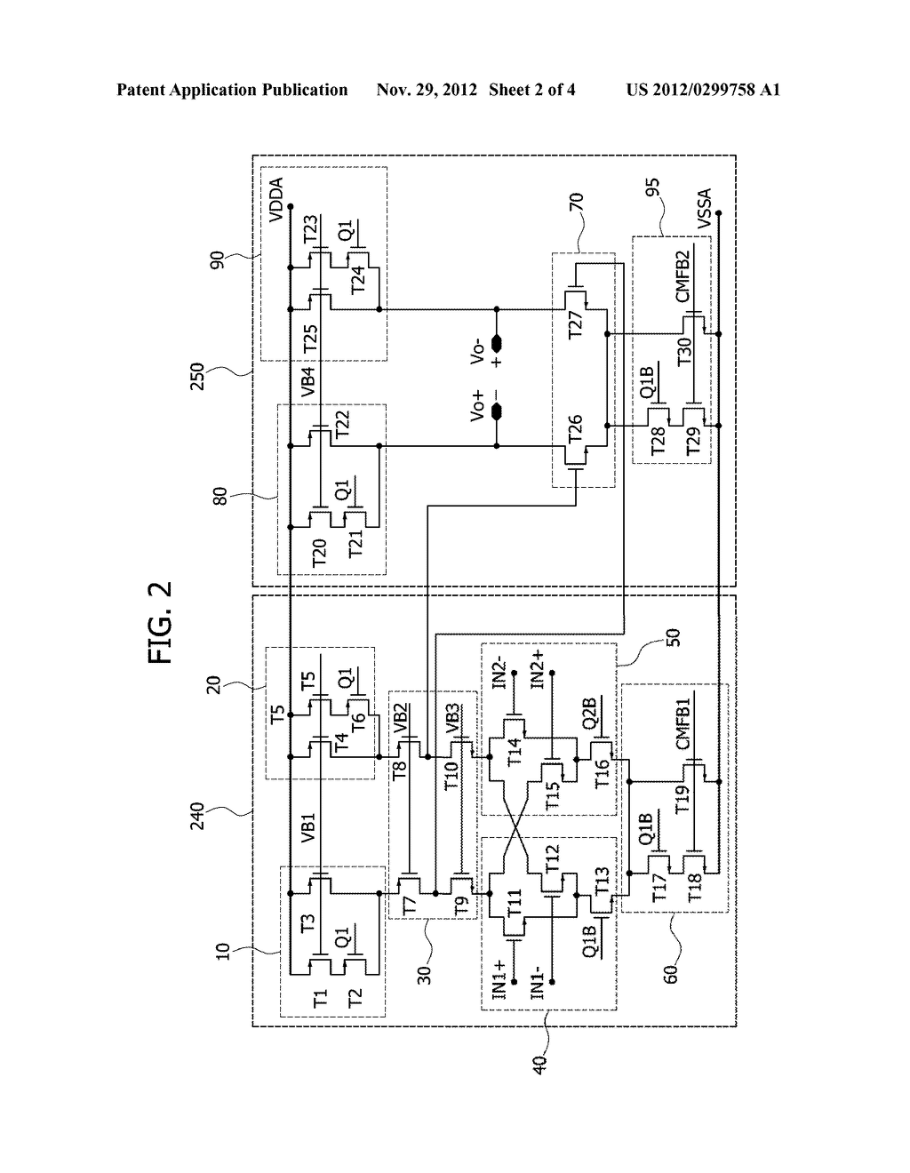 AMPLIFYING CIRCUIT AND ANALOG DIGITAL CONVERSION CIRCUIT WITH THE SAME - diagram, schematic, and image 03