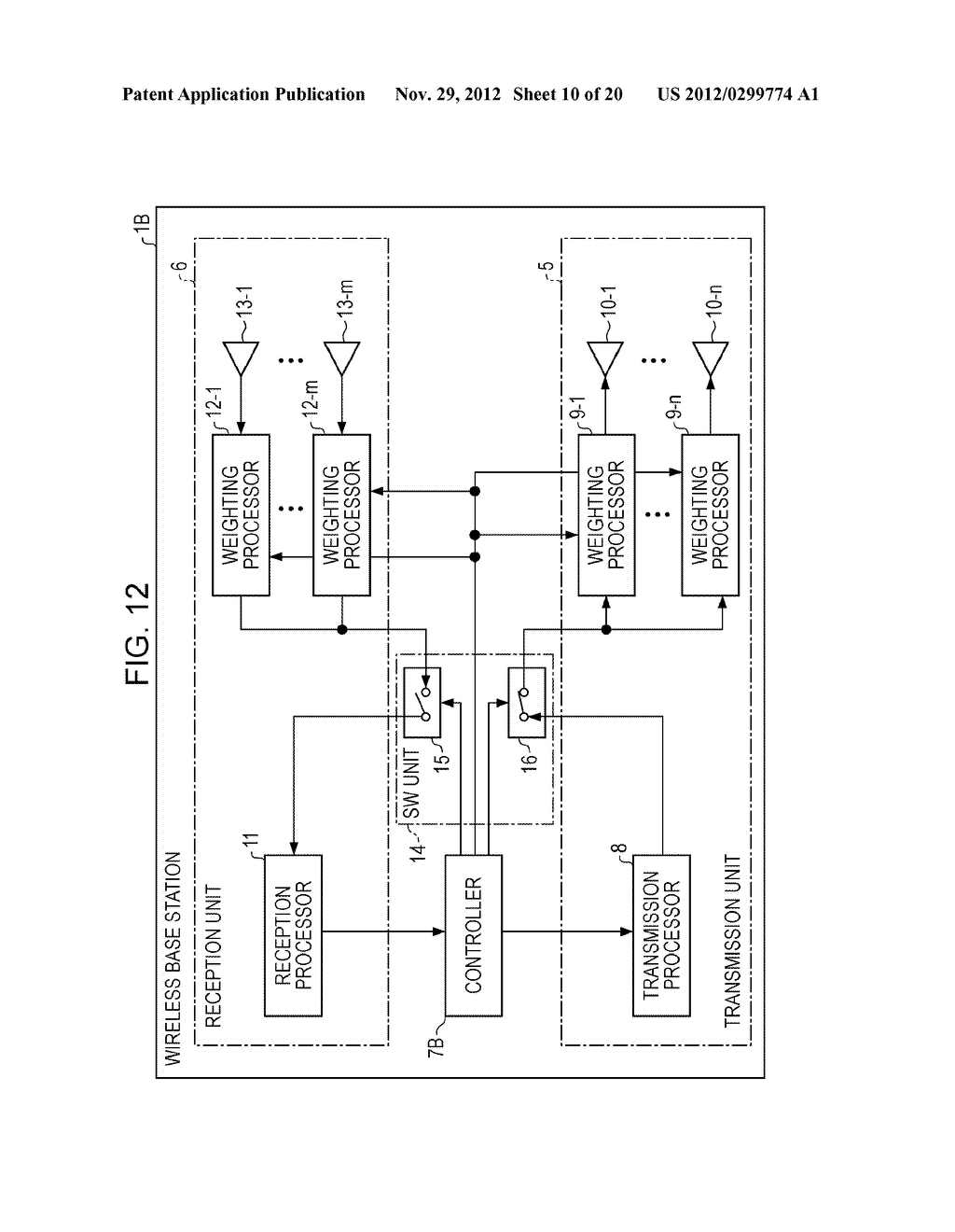 WIRELESS COMMUNICATION DEVICE, WIRELESS COMMUNICATION SYSTEM, AND METHOD     FOR DETECTING INTERFERENCE DIRECTION - diagram, schematic, and image 11