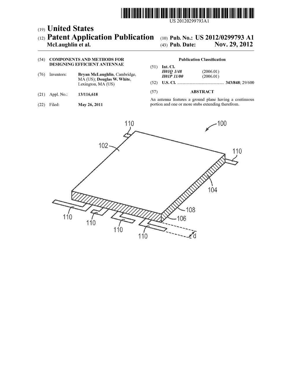 COMPONENTS AND METHODS FOR DESIGNING EFFICIENT ANTENNAE - diagram, schematic, and image 01