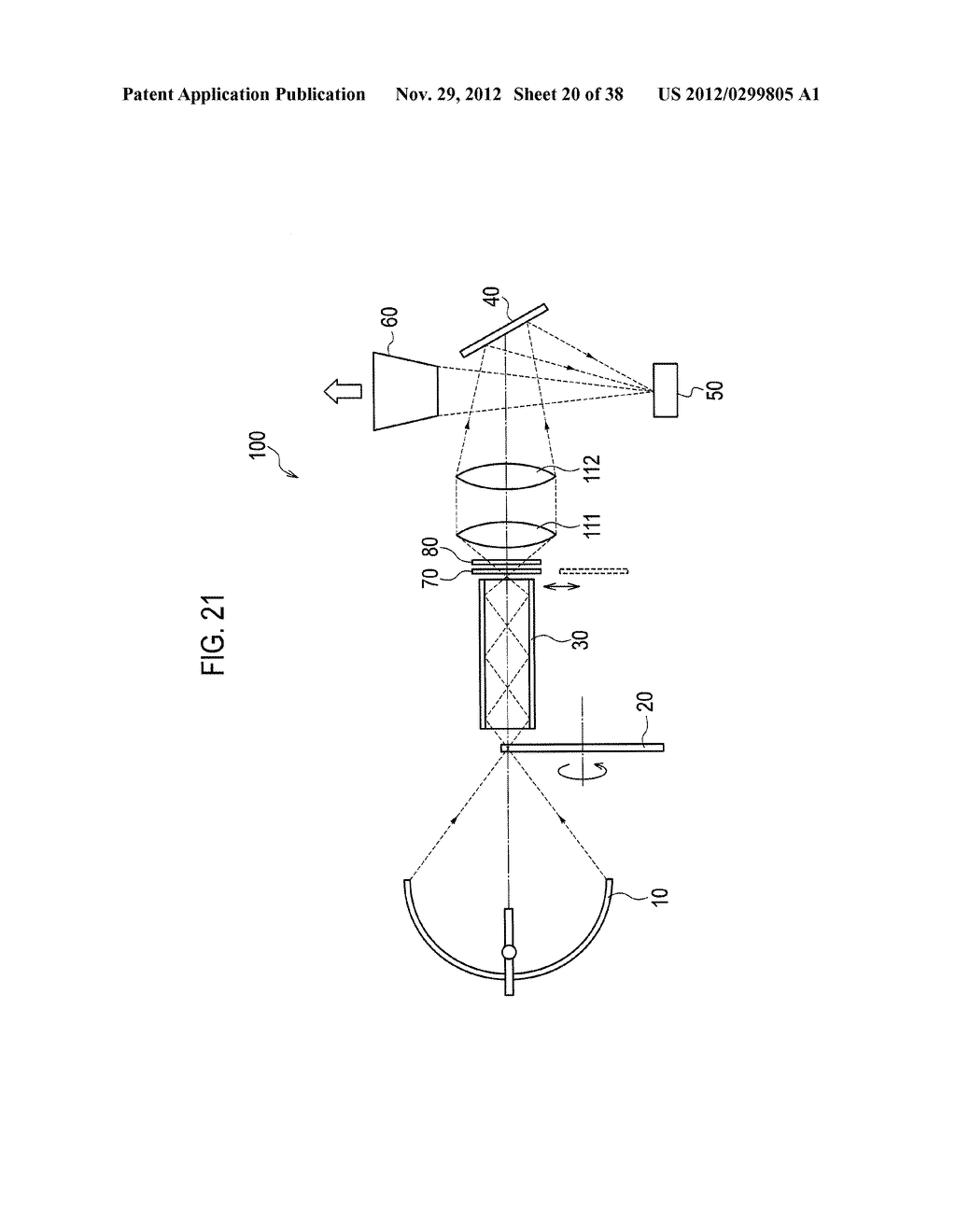 PROJECTION DISPLAY APPARATUS - diagram, schematic, and image 21