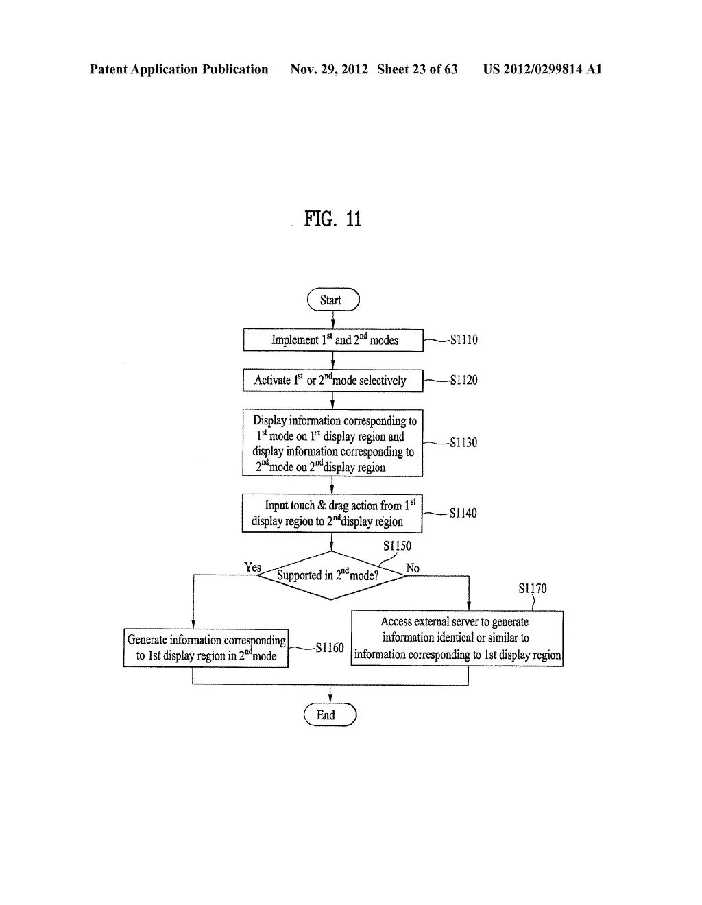 MOBILE TERMINAL AND MODE CONTROLLING METHOD THEREIN - diagram, schematic, and image 24