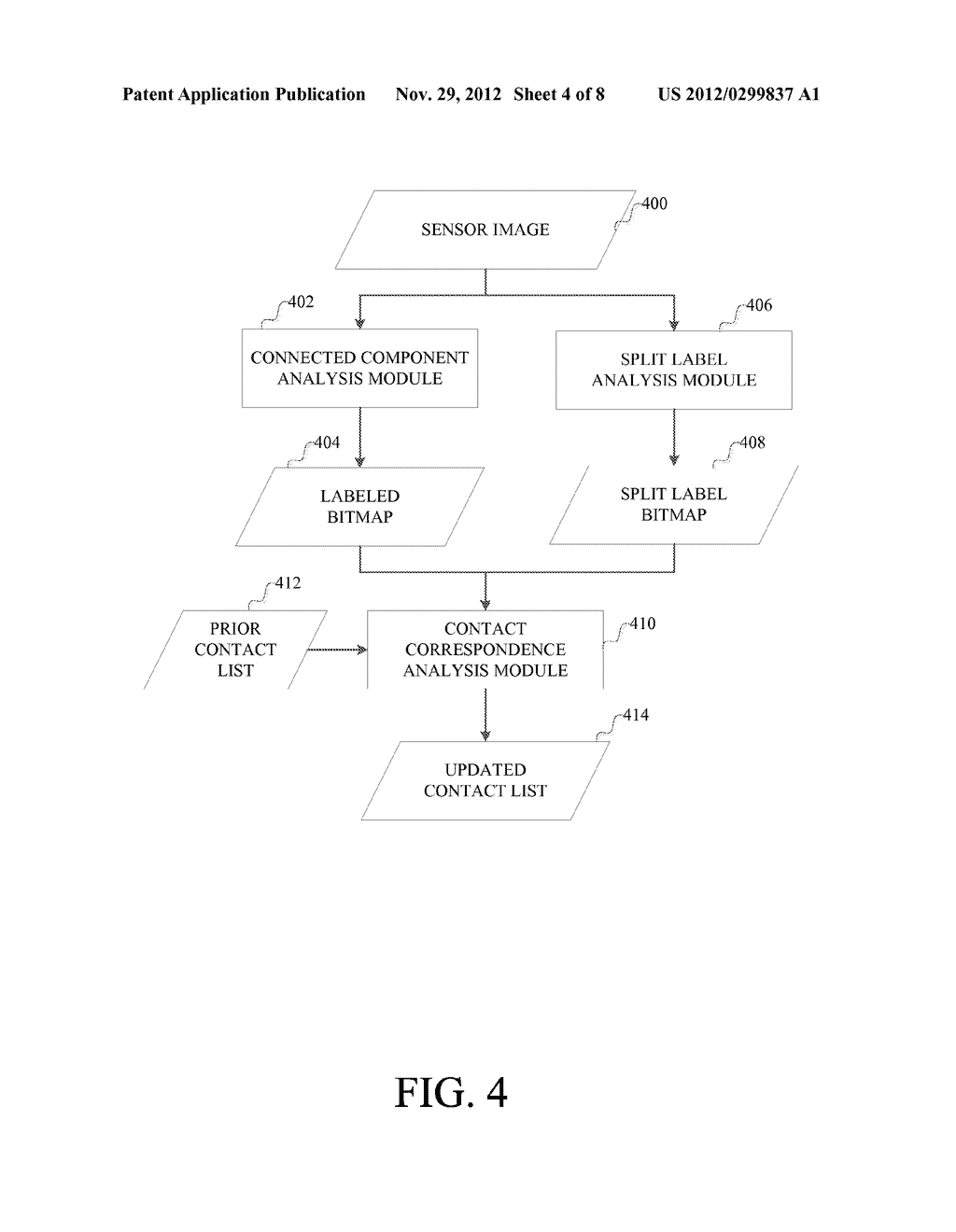 IDENTIFYING CONTACTS AND CONTACT ATTRIBUTES IN TOUCH SENSOR DATA USING     SPATIAL AND TEMPORAL FEATURES - diagram, schematic, and image 05