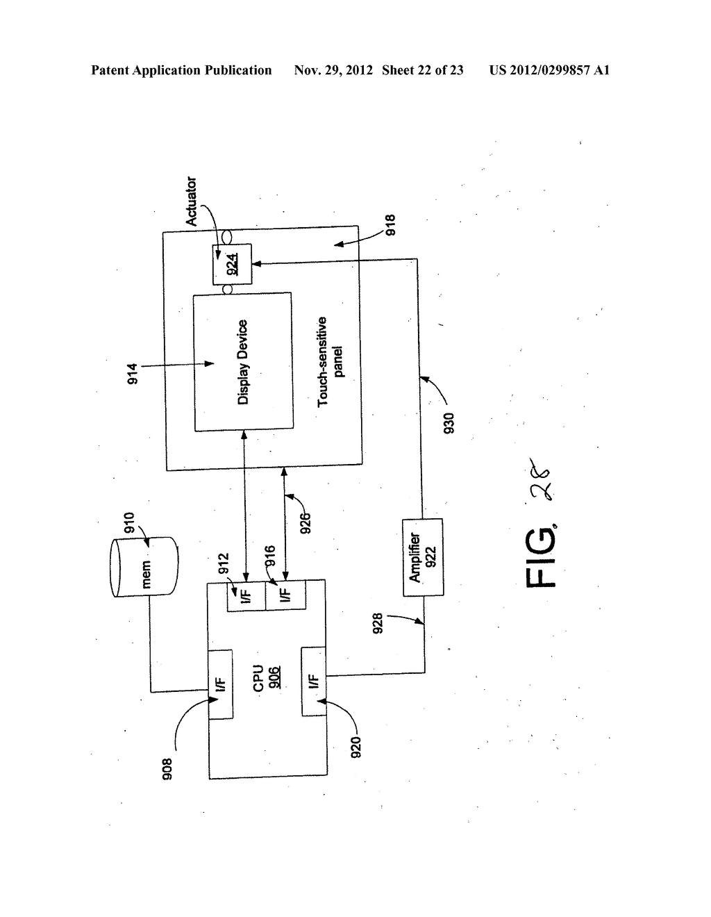 Haptic Feedback for Button and Scrolling Action Simulation in Touch Input     Devices - diagram, schematic, and image 23