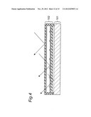 INSTALLATION STRUCTURE OF THIN-TYPE DISPLAY AND RESISTIVE FILM TYPE TOUCH     PANEL, RESISTIVE FILM TYPE TOUCH PANEL UNIT WITH FRONT-SURFACE     PROTRUSIONS, AND THIN-TYPE DISPLAY UNIT WITH BACK-SURFACE PROTRUSIONS diagram and image