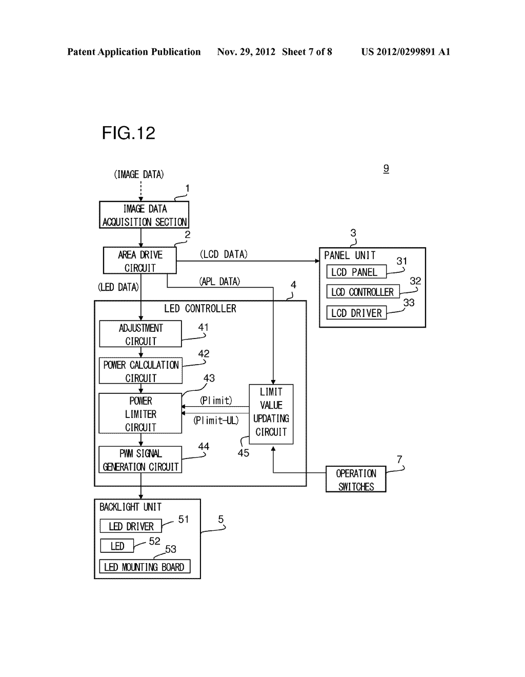 LIGHT EMITTING DEVICE FOR IMAGE DISPLAY, AND IMAGE DISPLAY DEVICE - diagram, schematic, and image 08