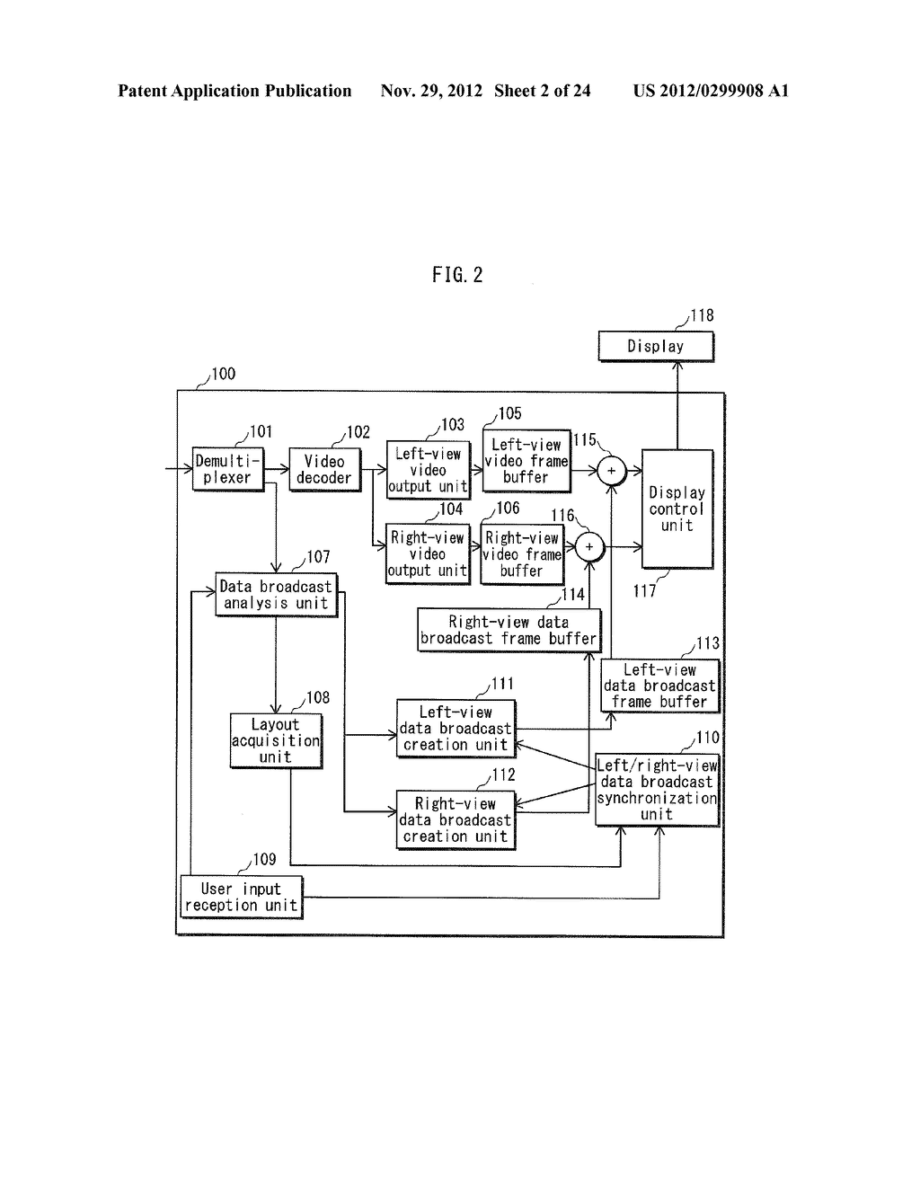 DATA BROADCAST DISPLAY DEVICE, DATA BROADCAST DISPLAY METHOD, AND DATA     BROADCAST DISPLAY PROGRAM - diagram, schematic, and image 03