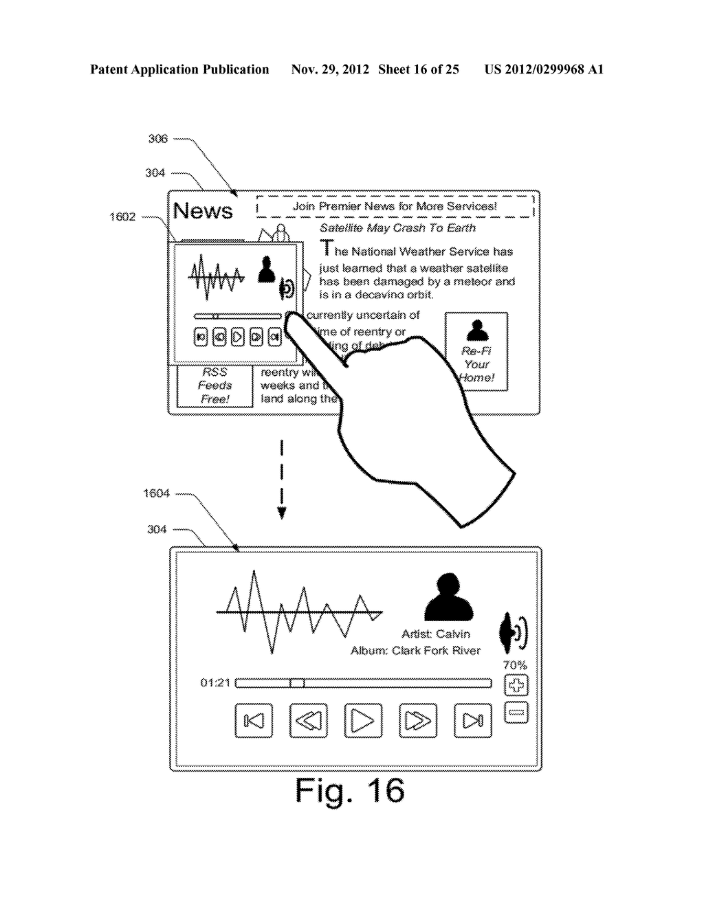 MANAGING AN IMMERSIVE INTERFACE IN A MULTI-APPLICATION IMMERSIVE     ENVIRONMENT - diagram, schematic, and image 17