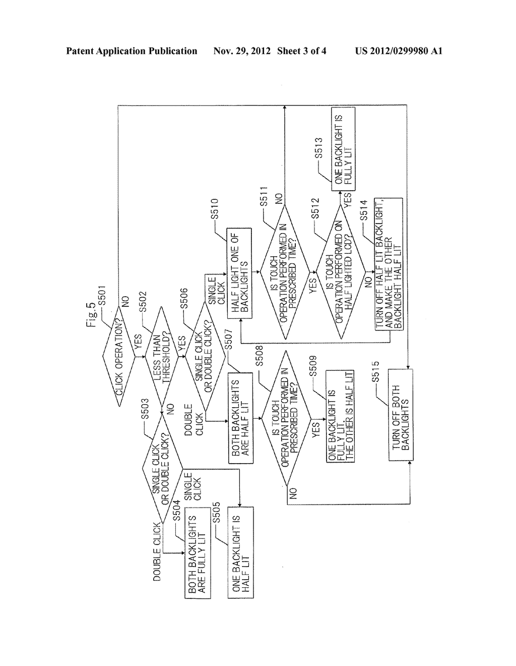 TERMINAL DEVICE AND ILLUMINATION CONTROL METHOD - diagram, schematic, and image 04