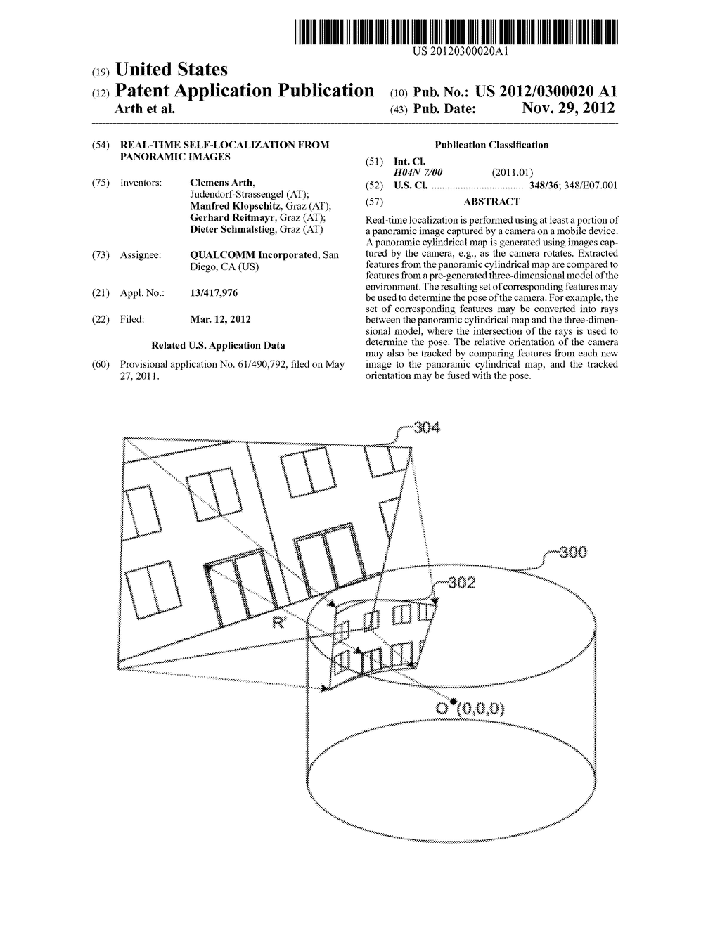 REAL-TIME SELF-LOCALIZATION FROM PANORAMIC IMAGES - diagram, schematic, and image 01