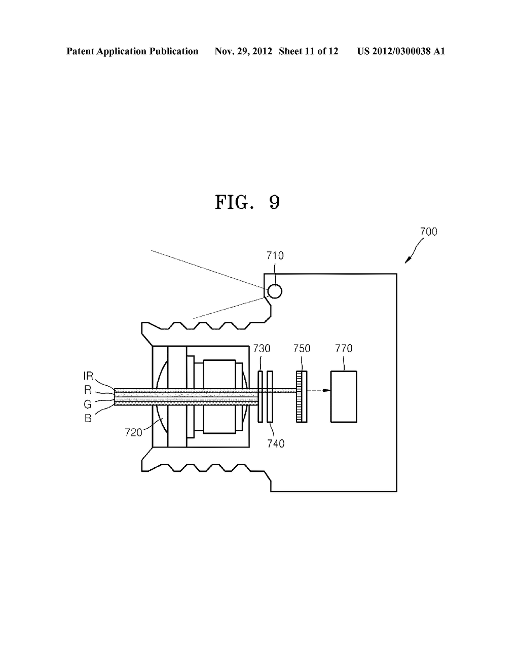 PHOTONIC CRYSTAL TYPE LIGHT MODULATOR AND 3D IMAGE ACQUISITION APPARATUS     EMPLOYING THE SAME - diagram, schematic, and image 12