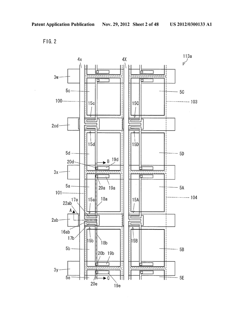ACTIVE MATRIX SUBSTRATE, LIQUID CRYSTAL PANEL, LIQUID CRYSTAL DISPLAY     DEVICE, TELEVISION RECEIVER - diagram, schematic, and image 03