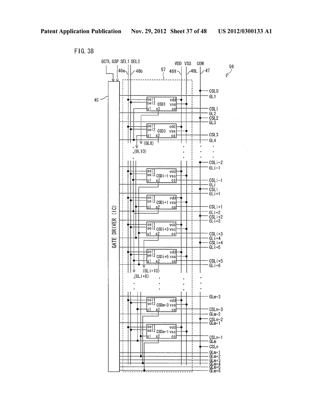 ACTIVE MATRIX SUBSTRATE, LIQUID CRYSTAL PANEL, LIQUID CRYSTAL DISPLAY     DEVICE, TELEVISION RECEIVER - diagram, schematic, and image 38