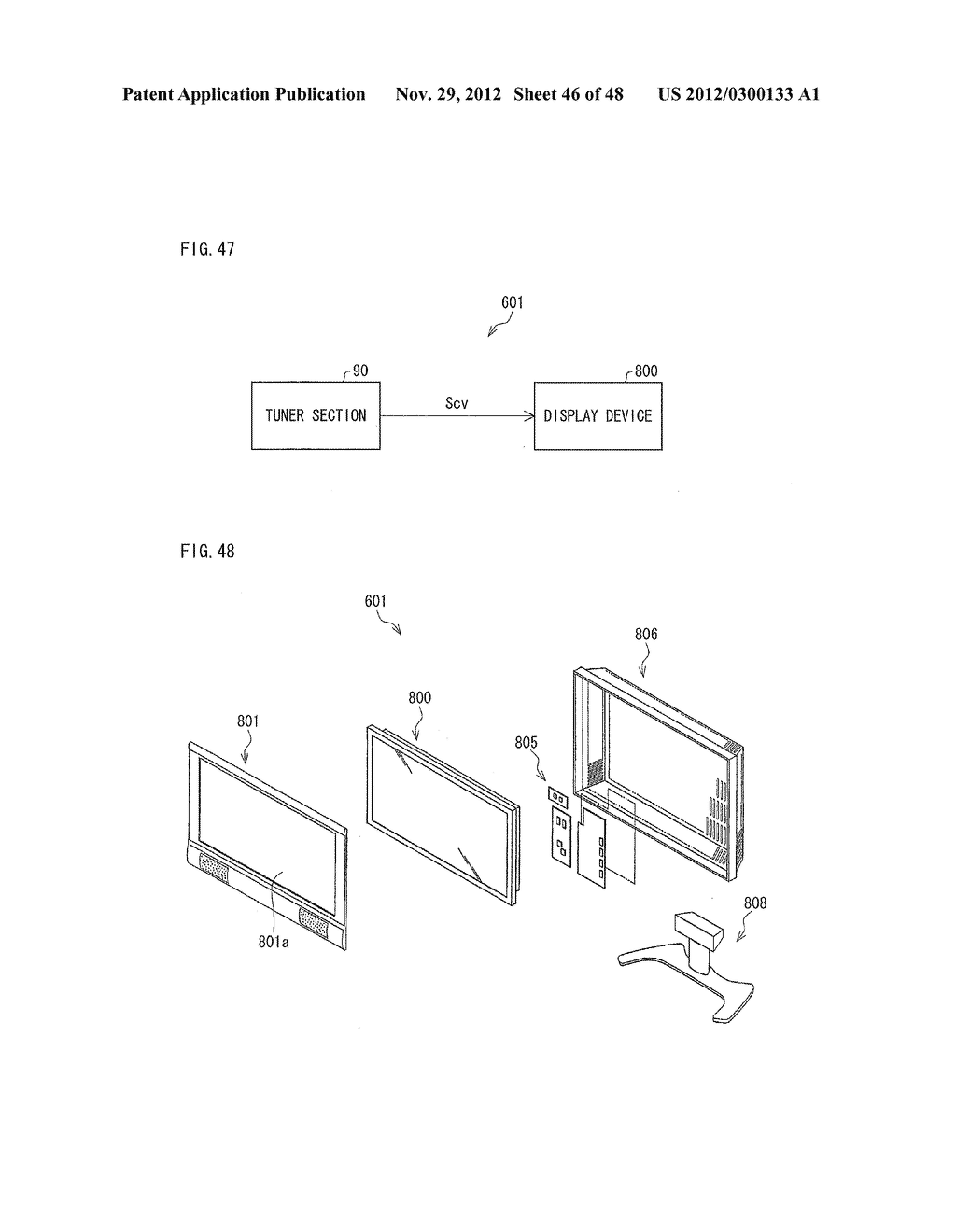 ACTIVE MATRIX SUBSTRATE, LIQUID CRYSTAL PANEL, LIQUID CRYSTAL DISPLAY     DEVICE, TELEVISION RECEIVER - diagram, schematic, and image 47