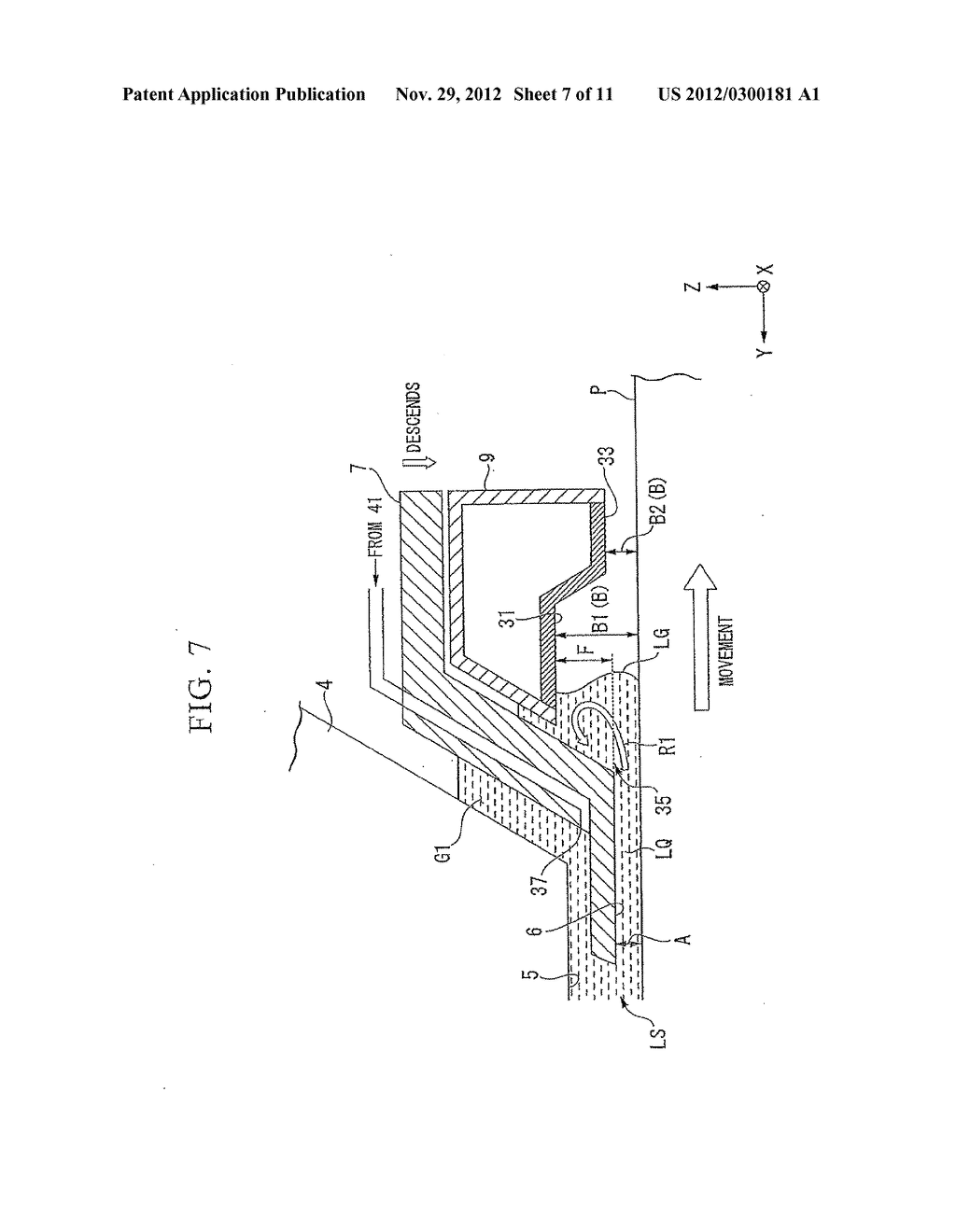 IMMERSION SYSTEM, EXPOSURE APPARATUS, EXPOSING METHOD, AND DEVICE     FABRICATING METHOD - diagram, schematic, and image 08