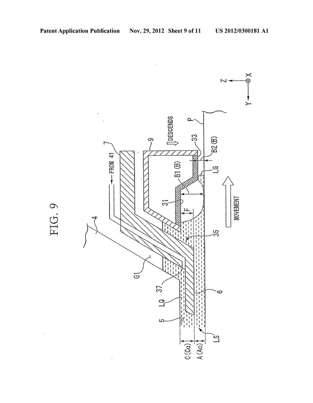 IMMERSION SYSTEM, EXPOSURE APPARATUS, EXPOSING METHOD, AND DEVICE     FABRICATING METHOD - diagram, schematic, and image 10