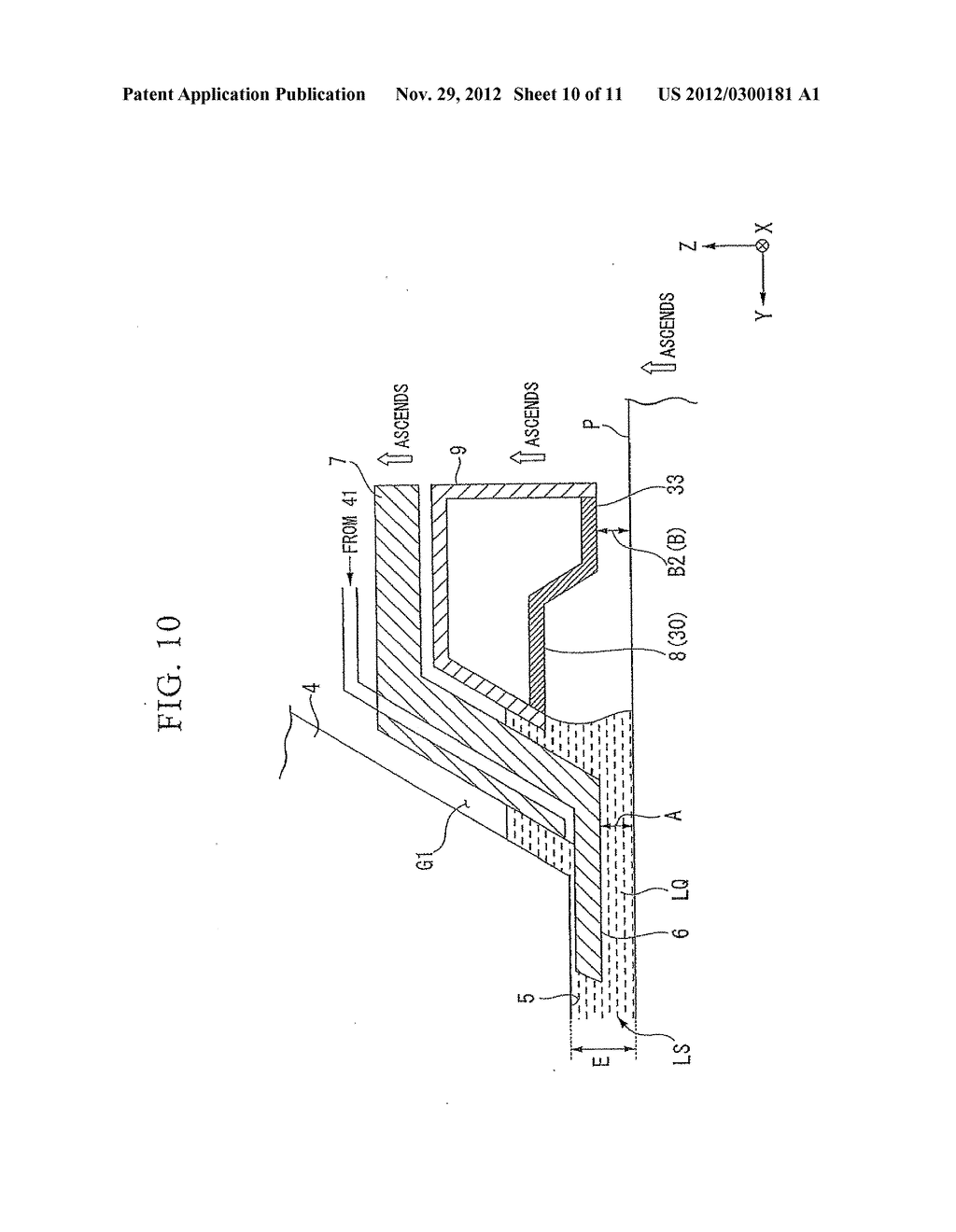 IMMERSION SYSTEM, EXPOSURE APPARATUS, EXPOSING METHOD, AND DEVICE     FABRICATING METHOD - diagram, schematic, and image 11