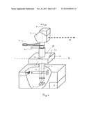 DISTANCE-MEASURING METHOD FOR A DEVICE PROJECTING A REFERENCE LINE, AND     SUCH A DEVICE diagram and image