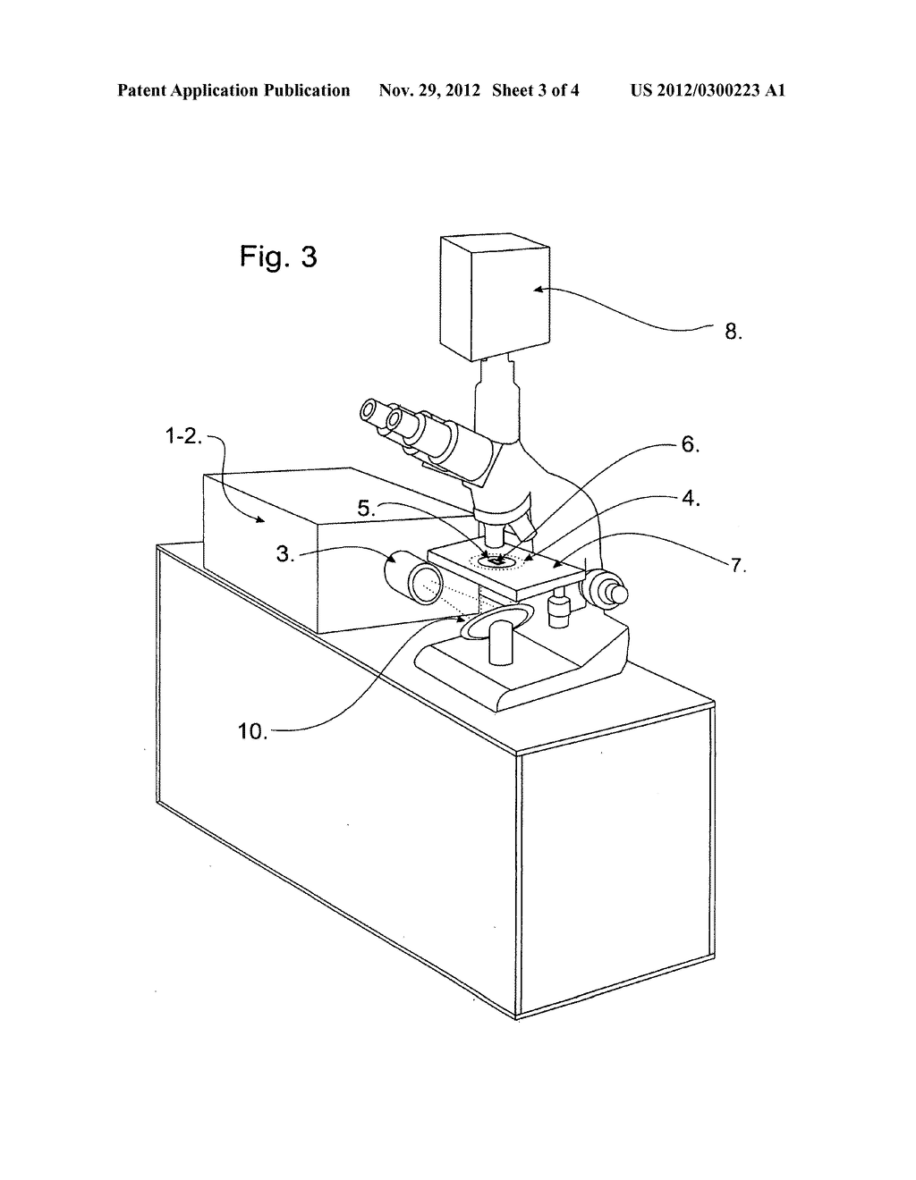 Microscope illumination and calibration apparatus - diagram, schematic, and image 04