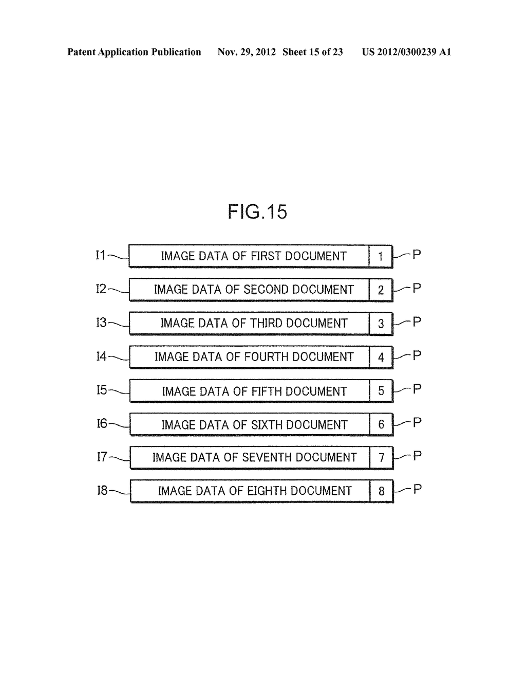 IMAGE DATA STORAGE SYSTEM, DOCUMENT READING APPARATUS AND IMAGE FORMING     APPARATUS - diagram, schematic, and image 16