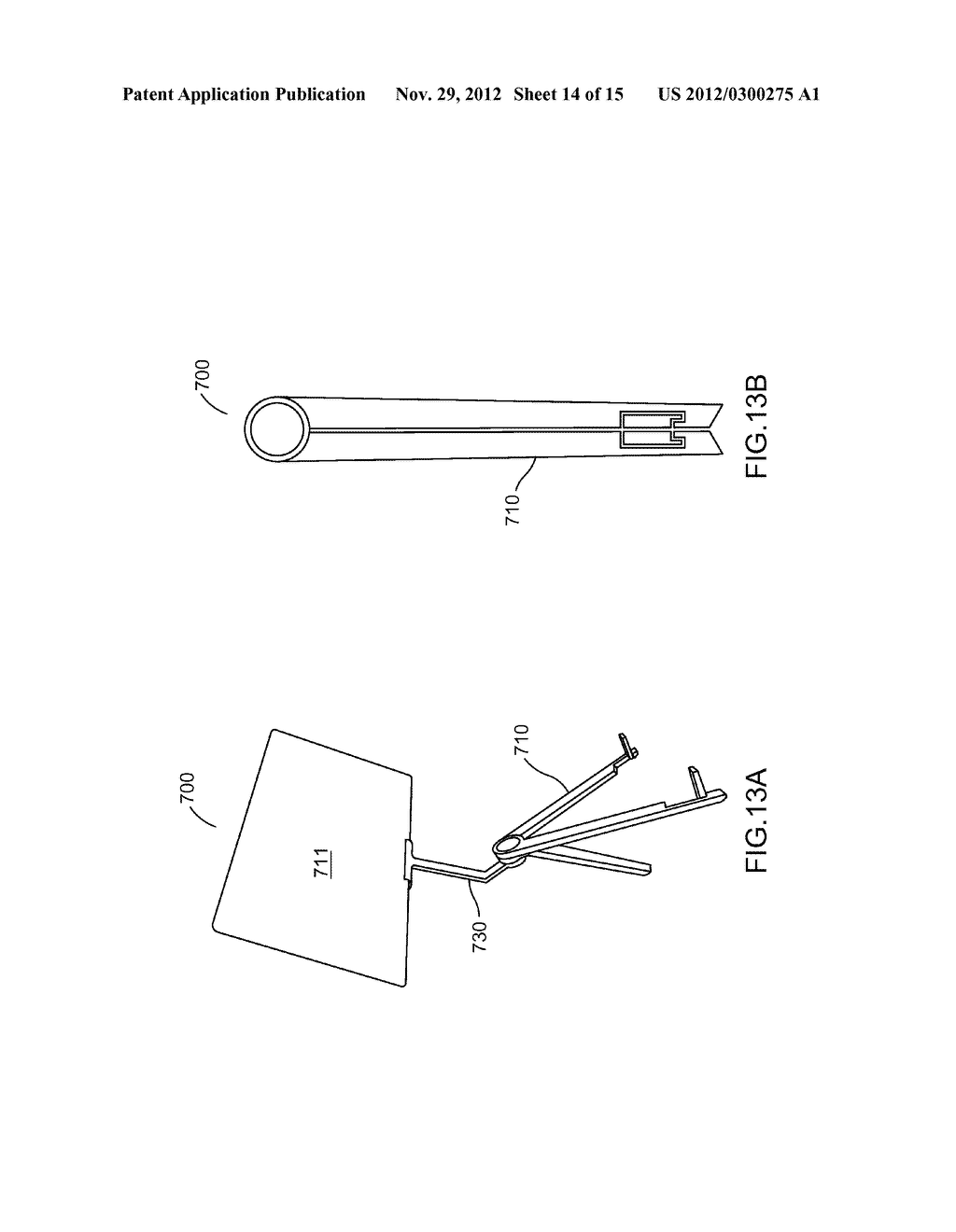 ACCESSORY FOR REFLECTING AN IMAGE FROM A DISPLAY SCREEN OF A PORTABLE     ELECTRONIC DEVICE - diagram, schematic, and image 15