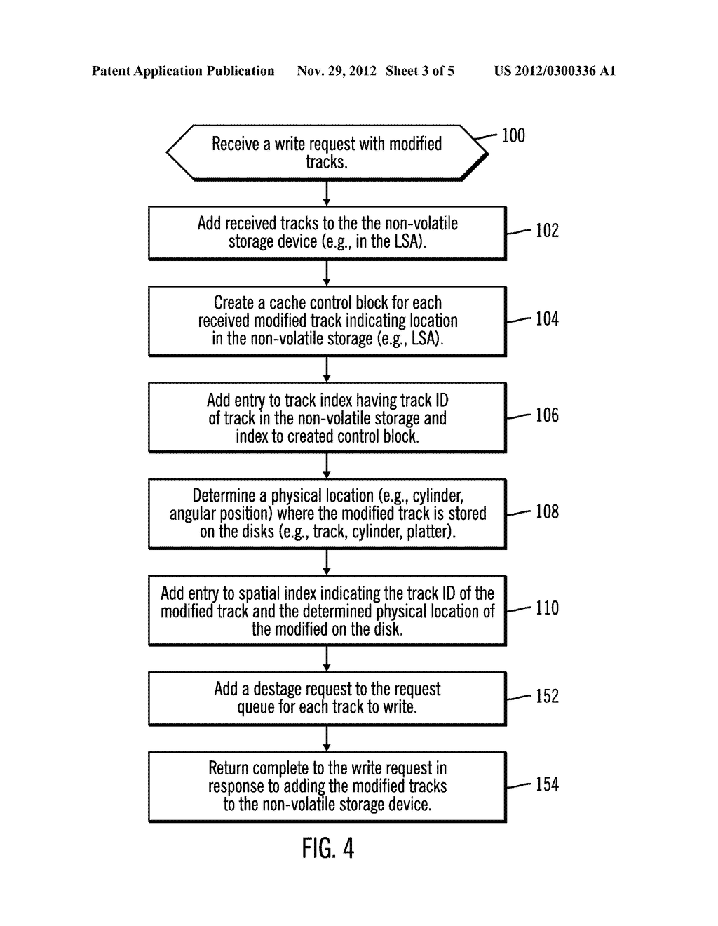 MAGNETIC DISK DRIVE USING A NON-VOLATILE STORAGE DEVICE AS CACHE FOR     MODIFIED TRACKS - diagram, schematic, and image 04