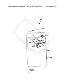 PIVOTABLE DISPLAY GUIDE MECHANISM FOR AN ELECTRONIC MOBILE DEVICE diagram and image