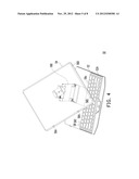 HINGE DEVICE AND KEYBOARD DOCK AND PORTABLE ELECTRONIC DEVICE HAVING THE     SAME diagram and image