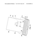 HINGE DEVICE AND KEYBOARD DOCK AND PORTABLE ELECTRONIC DEVICE HAVING THE     SAME diagram and image