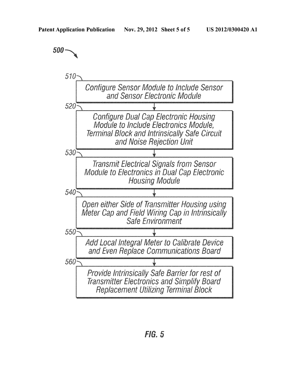 INTRINSICALLY SAFE SERVICEABLE TRANSMITTER APPARATUS AND METHOD - diagram, schematic, and image 06