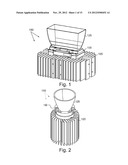 LED-BASED ILLUMINATION MODULE WITH PREFERENTIALLY ILLUMINATED COLOR     CONVERTING SURFACES diagram and image